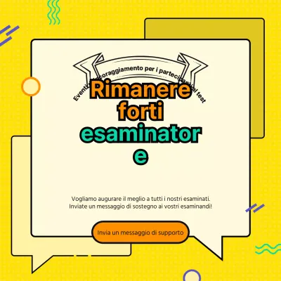 Eventi di supporto agli studenti