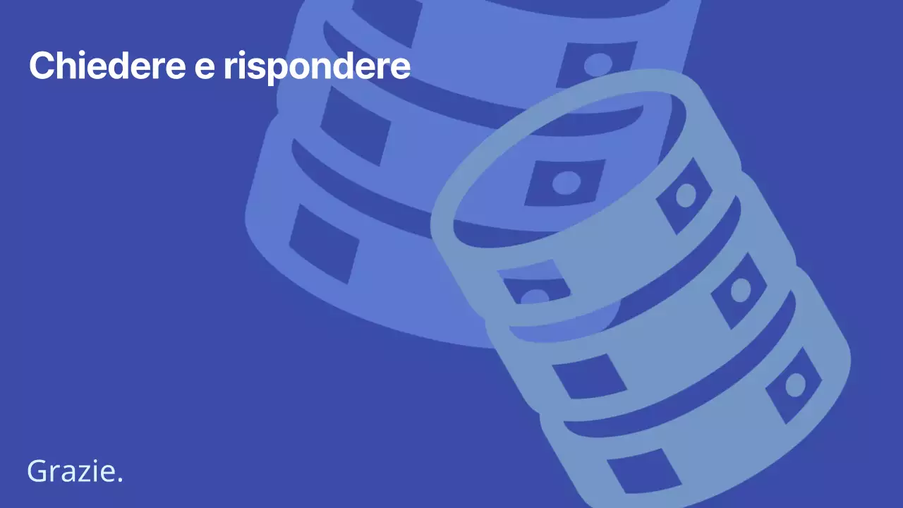 Presentazione della valutazione delle prestazioni pulita con riquadri evidenziati in blu