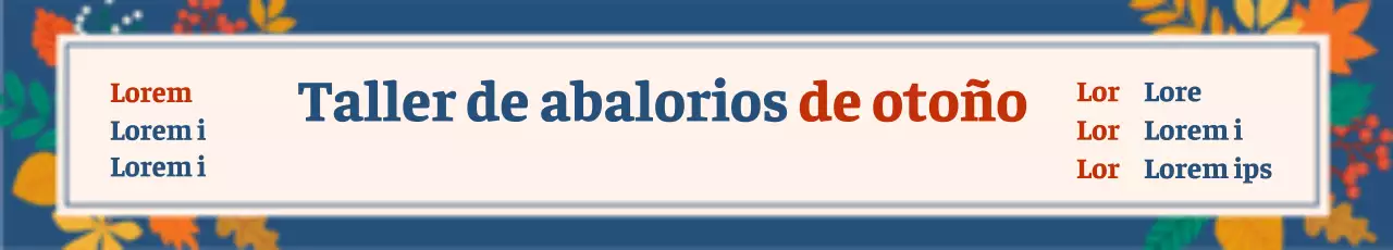 Taller de Otoño_Garo Banner