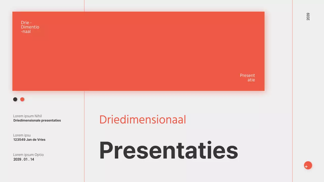 Driedimensionale presentaties