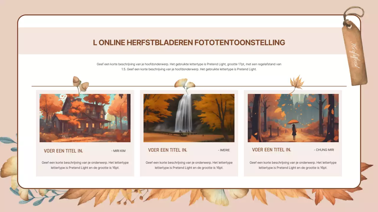 Jouw gids voor oranje, natuurlijke herfstevenementen