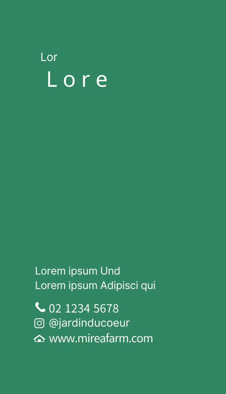 Illustration verte Jardin de fleurs soigné