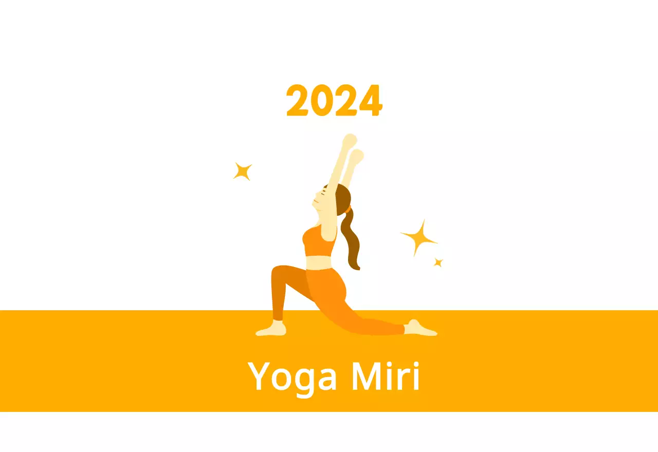 Calendarios naranjas para regalar cuando promocione su estudio de yoga