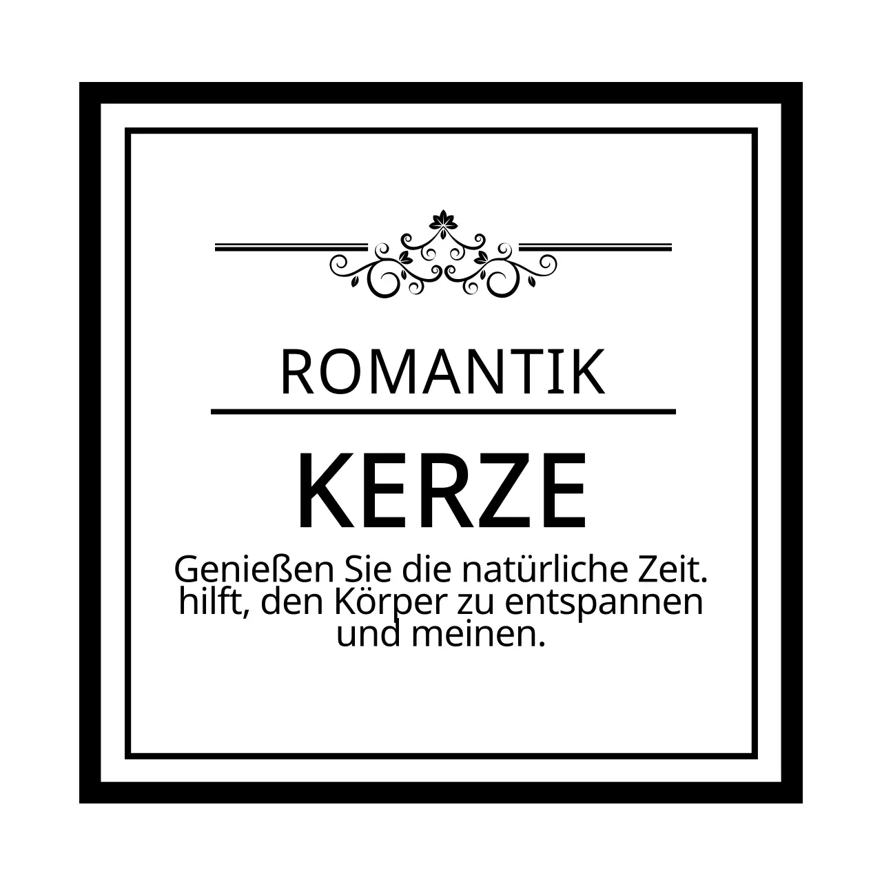 ROMANTIQUE Kerze