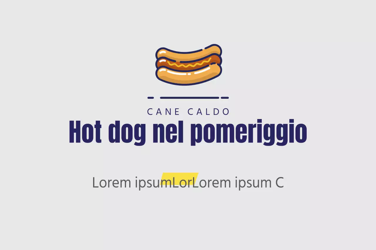 Hot dog nel pomeriggio