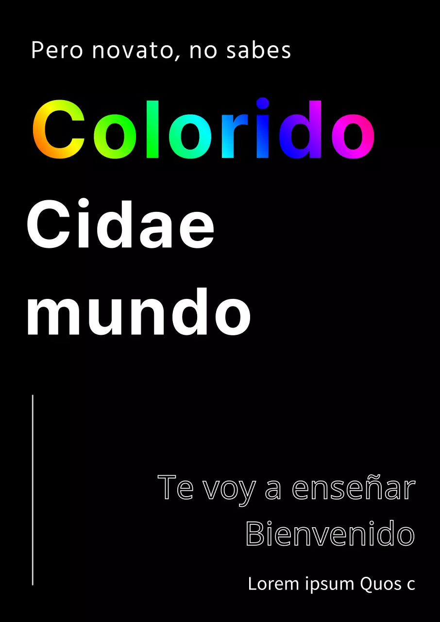 Dé la bienvenida a los nuevos estudiantes con un colorido diseño en negro