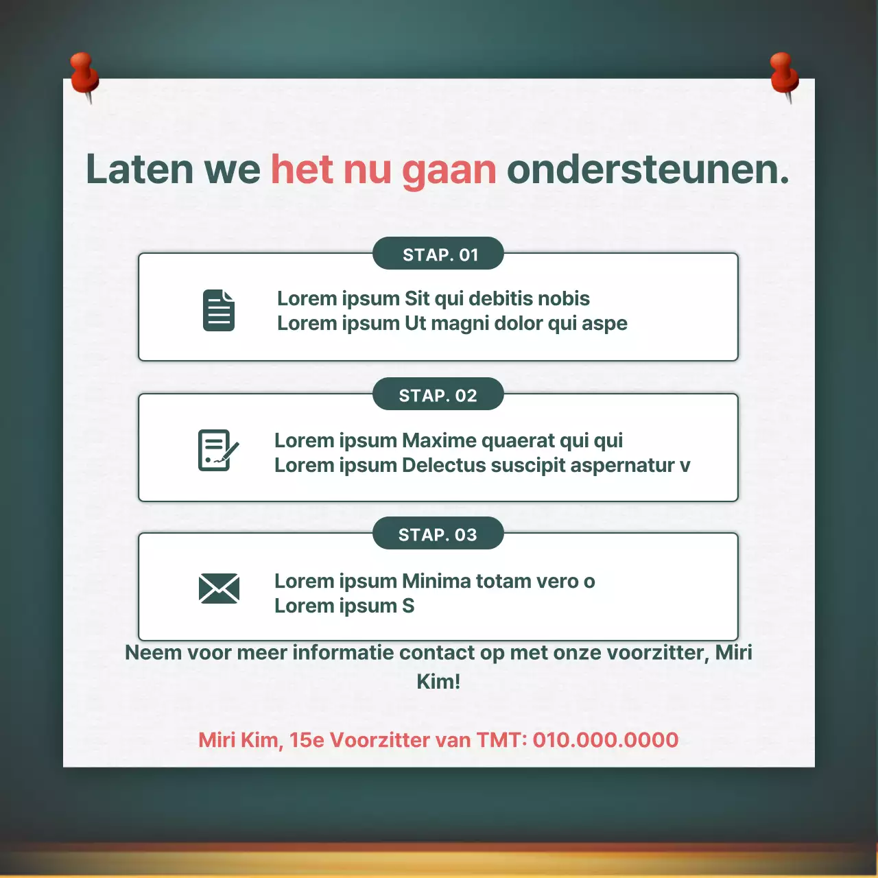 Universiteit Club Werving Schoolbord KaartNieuws Ontwerp