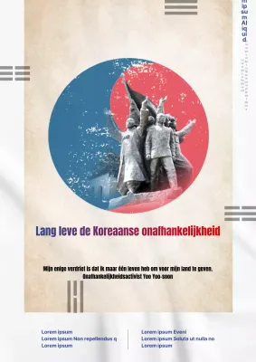 Lang leve de Koreaanse onafhankelijkheid