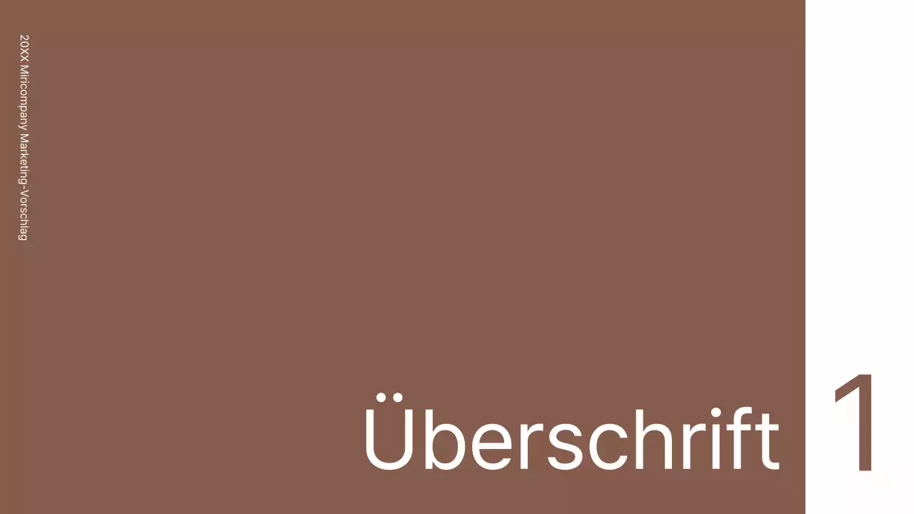 Ein Business-Konzept-Kit mit minimalistischen und einfachen Linien in Braun.