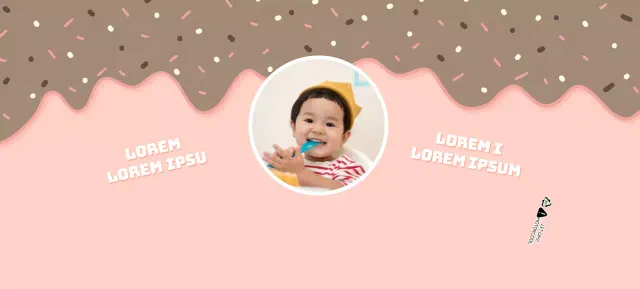 Roze Leuke Ijs Gelukkige Verjaardag Papieren Bekers