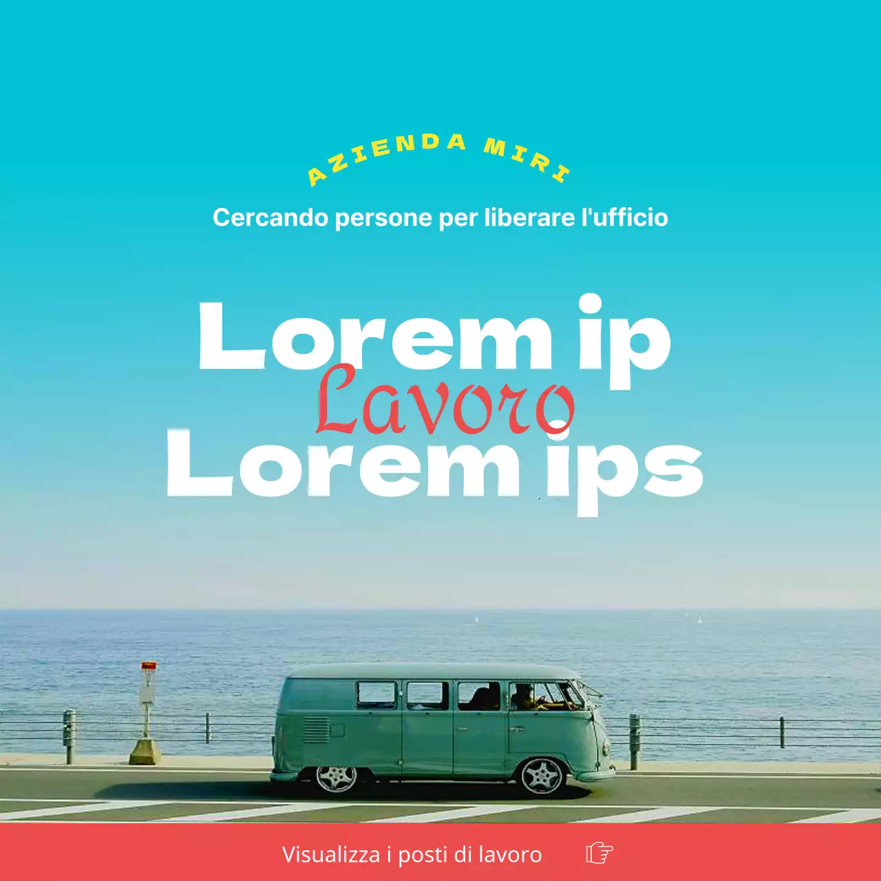 Uno spazio di lavoro fresco e nitido in blu e giallo