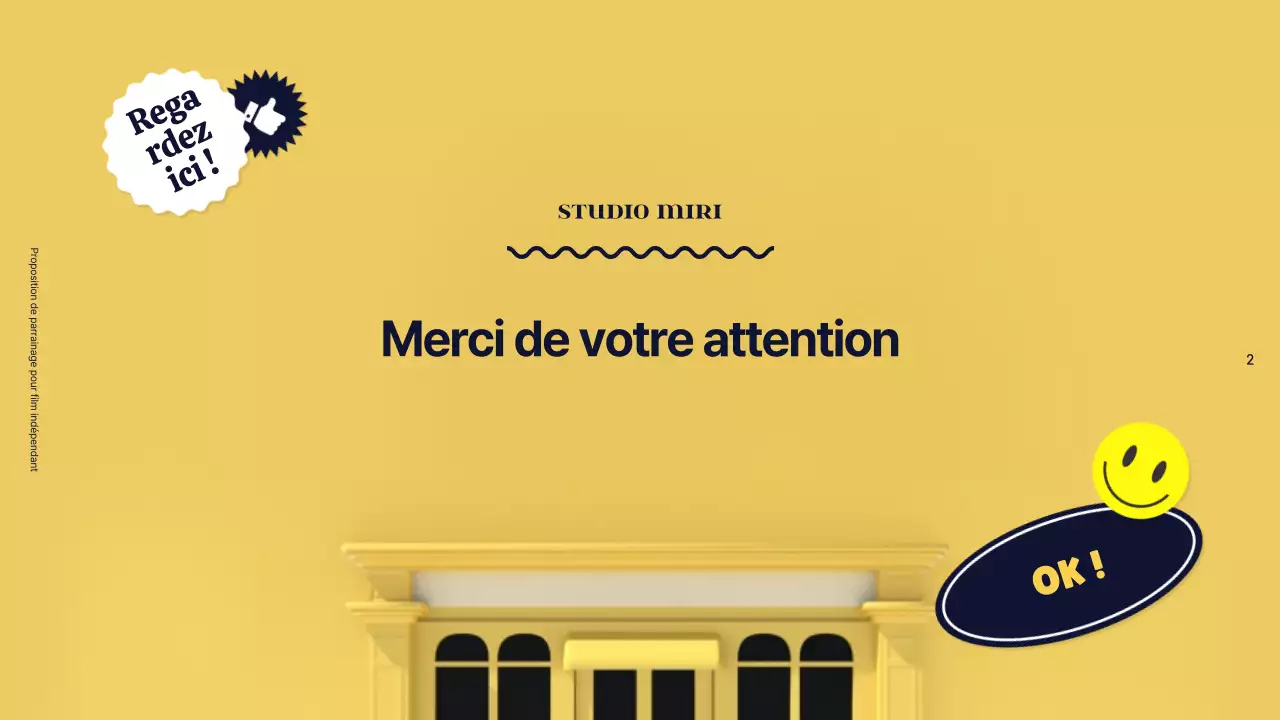 Une proposition de parrainage publicitaire pour un film haut en couleurs