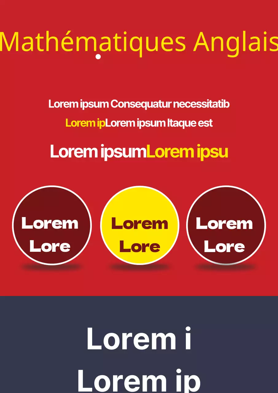 Maths Anglais Langue Ecole