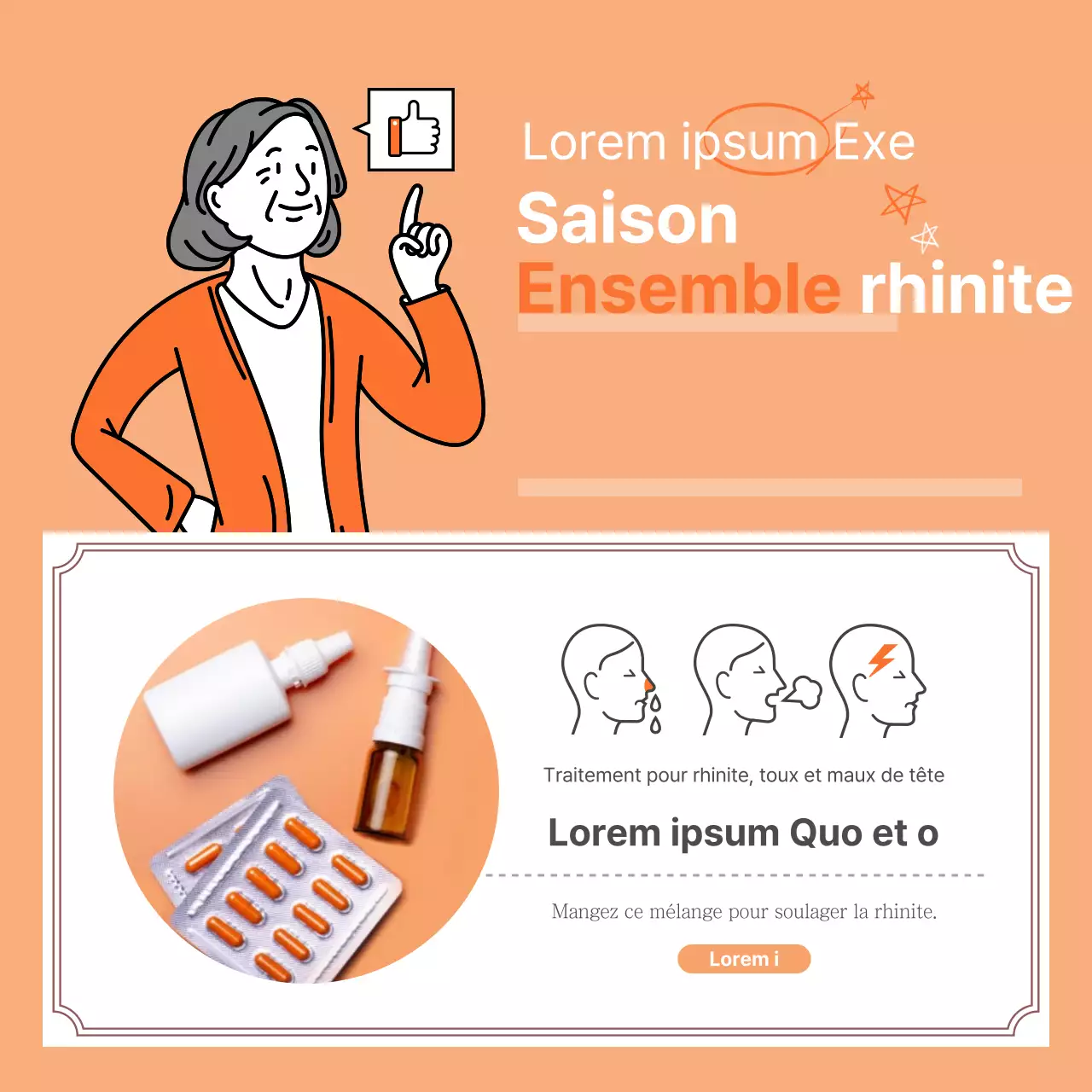 Kit rhinite saisonnière