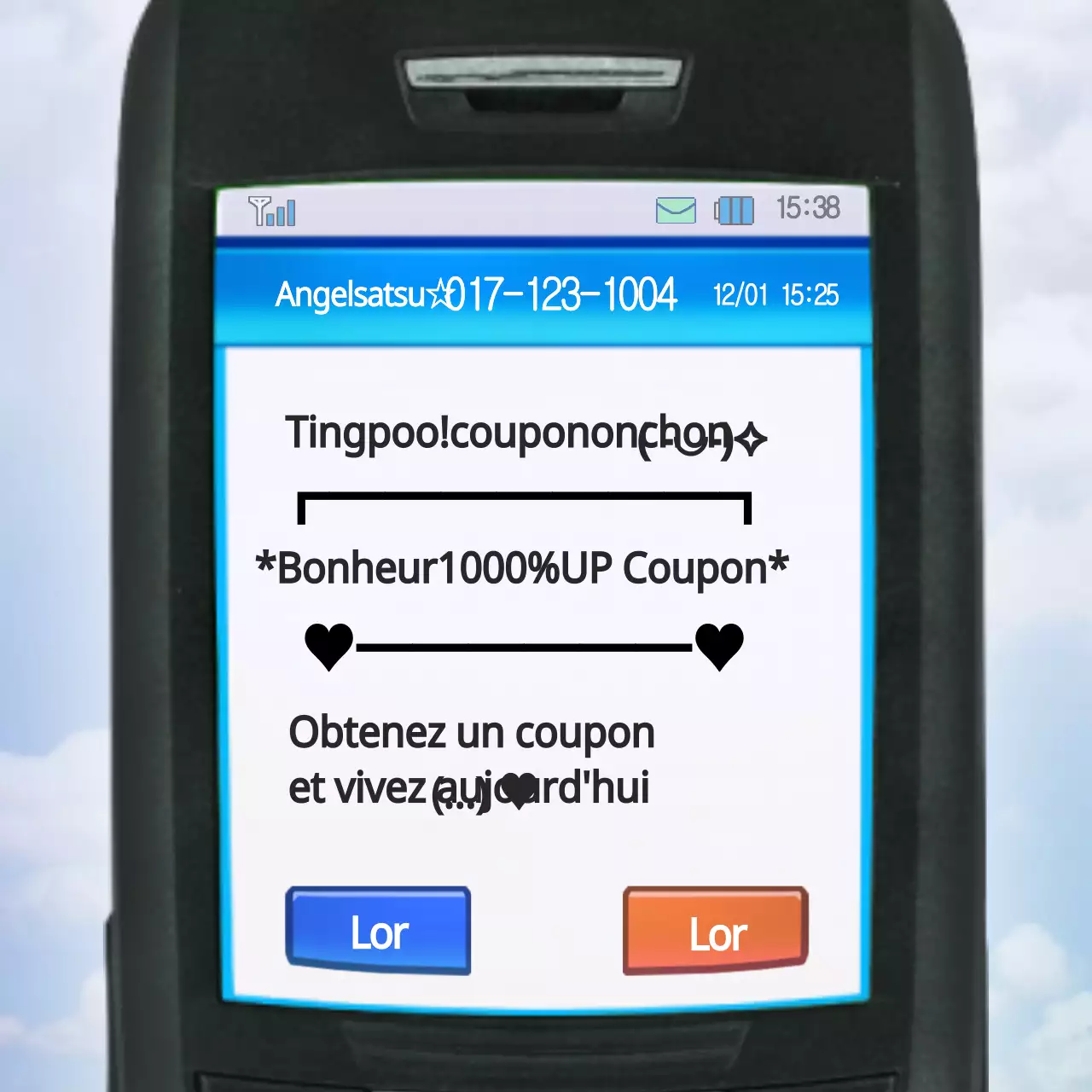 MMS sur le thème du rouge