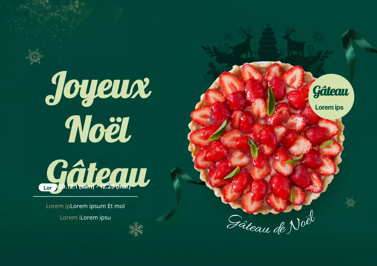 Gâteau de Noël