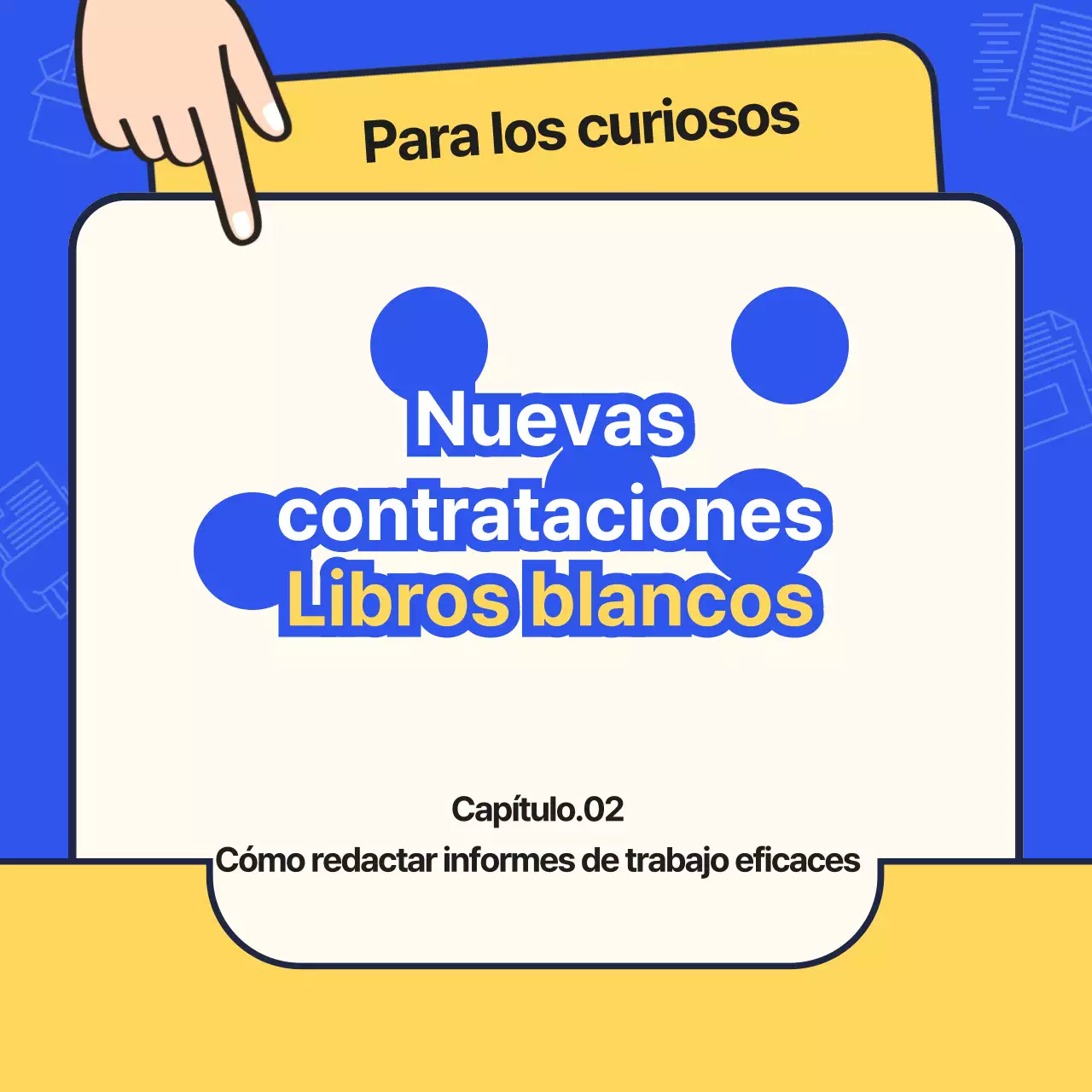 Una sencilla plataforma azul y amarilla para la incorporación de nuevos empleados