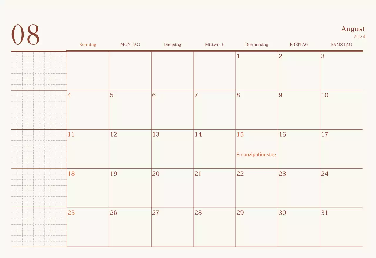 Emotionales Cafe-Fotolayout in Beige und Braun