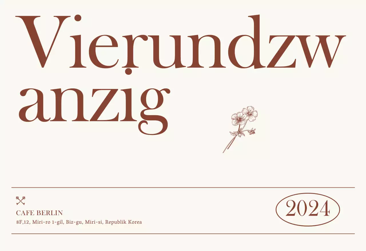 Emotionales Cafe-Fotolayout in Beige und Braun