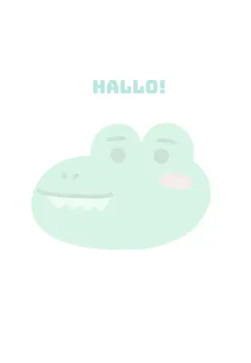 Schattige Argo-illustratie in wit en groen