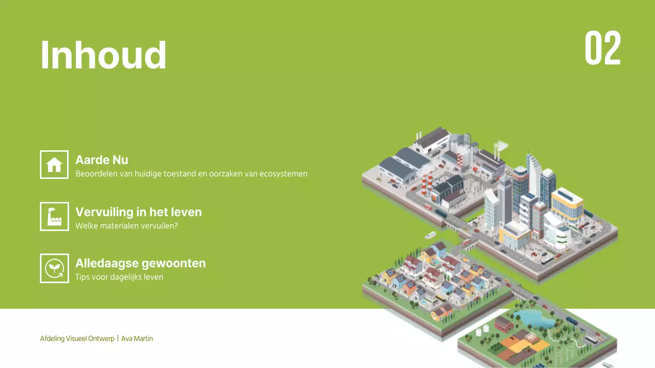 Een groene wereldbol maken