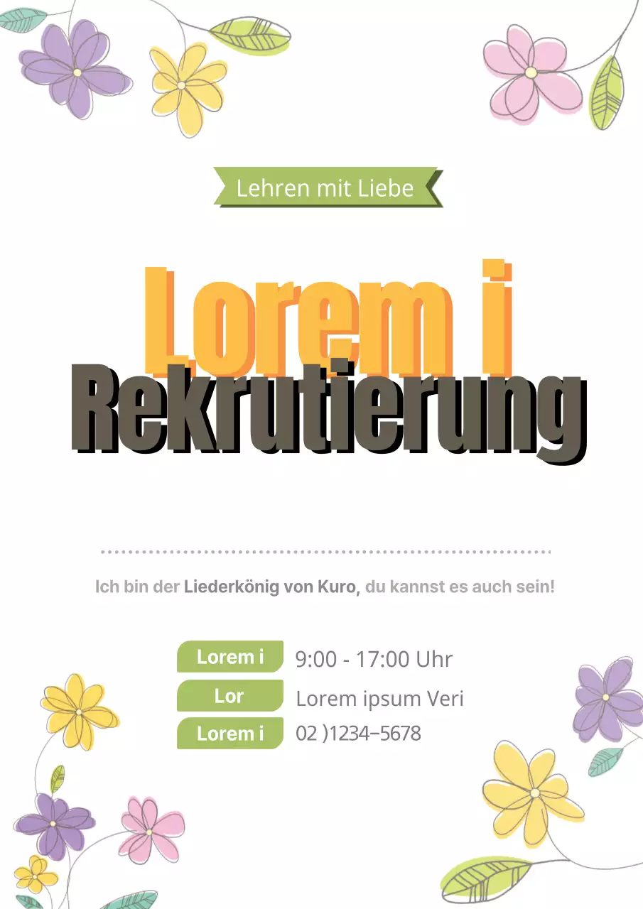 Perlen Gesangsunterricht