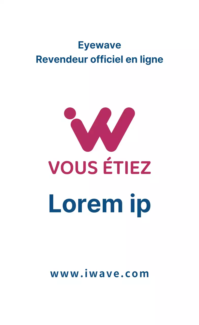 Promouvoir la certification des distributeurs agréés avec le logo et le texte de la marque en violet et bleu marine.