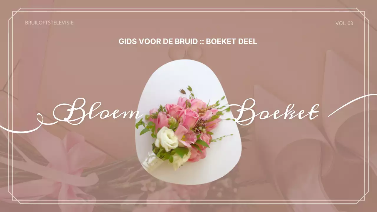 Luxe en eenvoudig trouwmagazine-concept in pastelkleuren YouTube Thumbnail