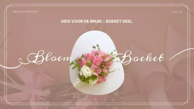 Luxe en eenvoudig trouwmagazine-concept in pastelkleuren YouTube Thumbnail