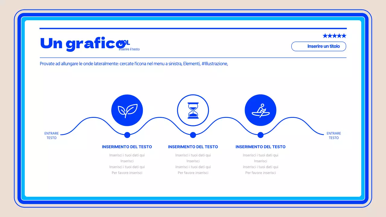 Semplice infografica sulla gestione dei progetti in blu