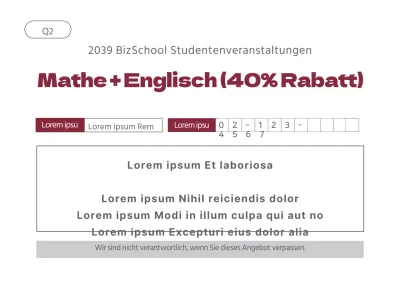 Studentische Veranstaltungen