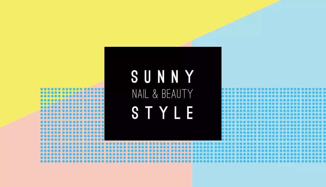 カラフル 幾何学 ビジネス 看板 名刺