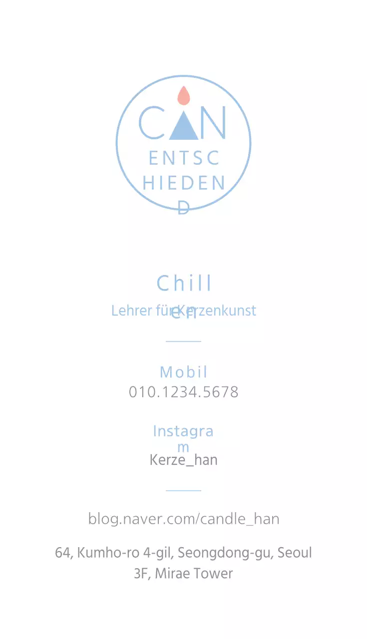 handgemachte Sojakerze