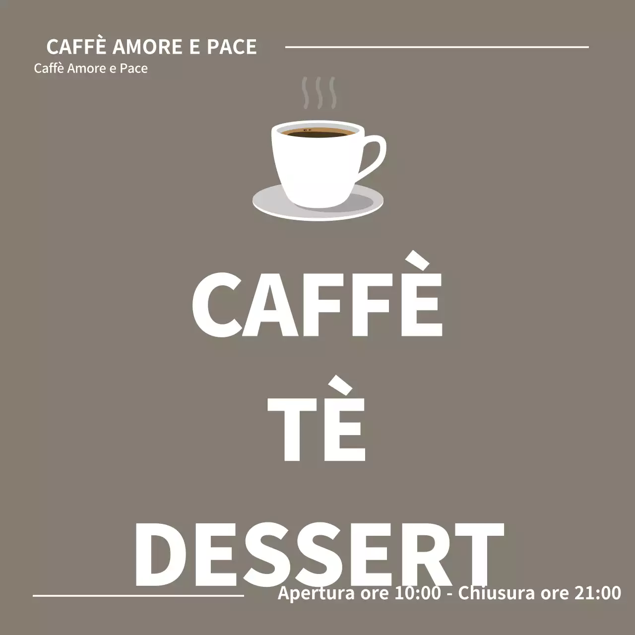 Amore e pace_Banner quadrato