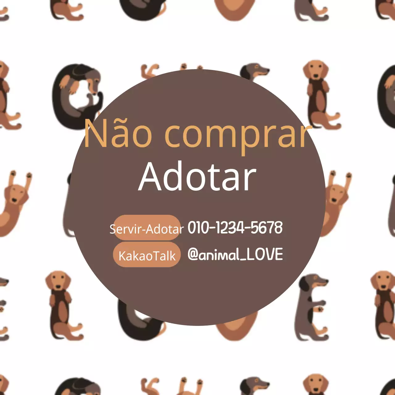 Adotar, não comprar