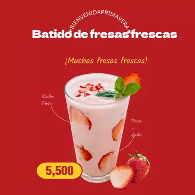 Cafetería Strawberry