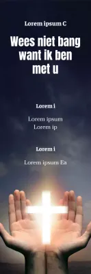 Kerkopwekking_driedimensionale banner