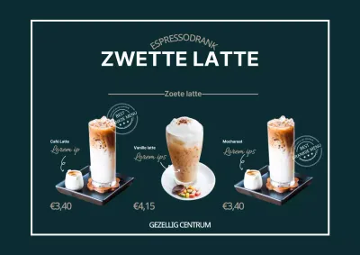Zoete latte