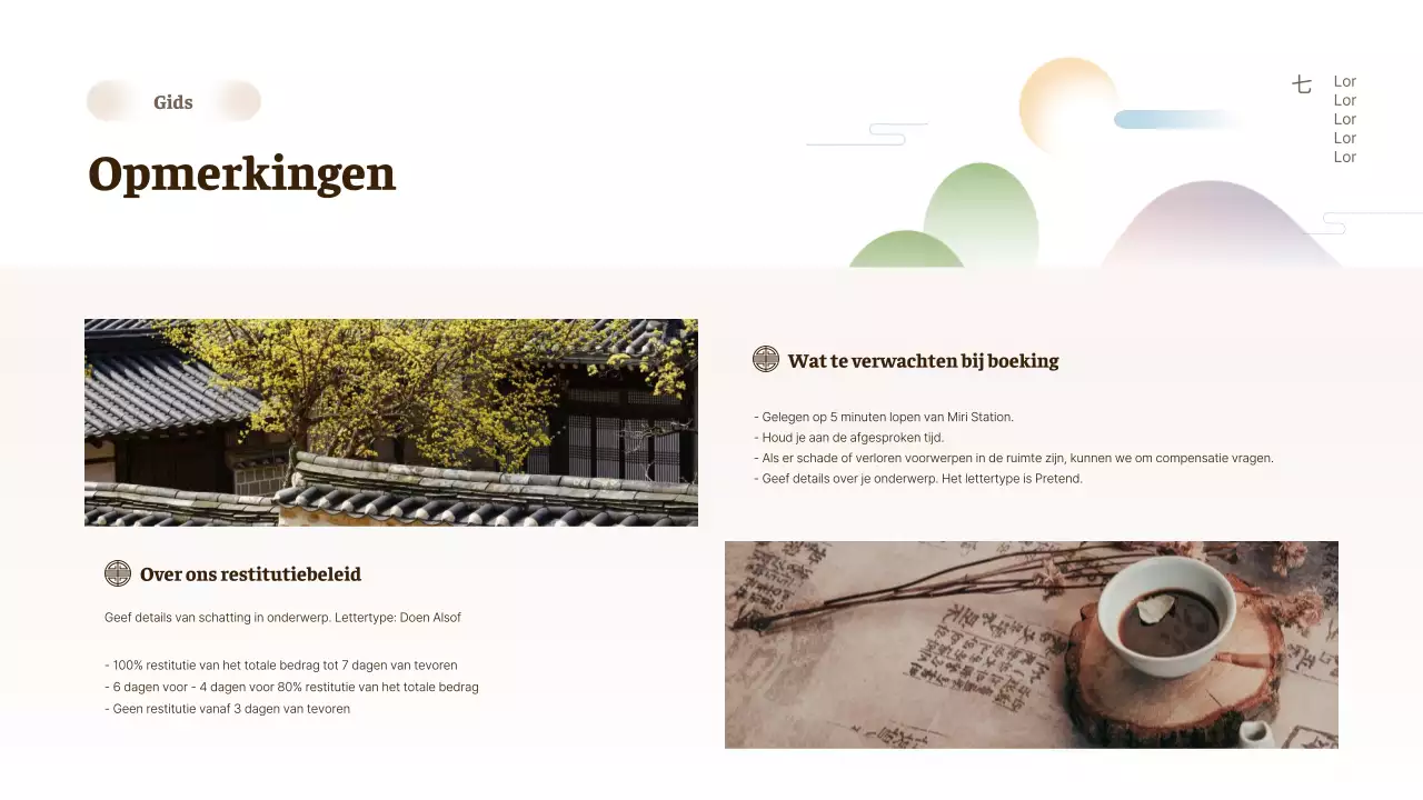 Pastelverlopen Een gids voor het huren van een hanokruimte met traditionele landschappen