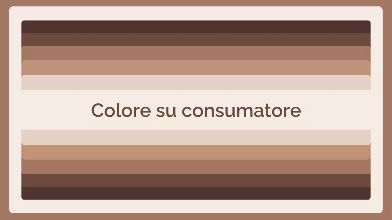 Rapporto sulle tendenze del colore mousse moka