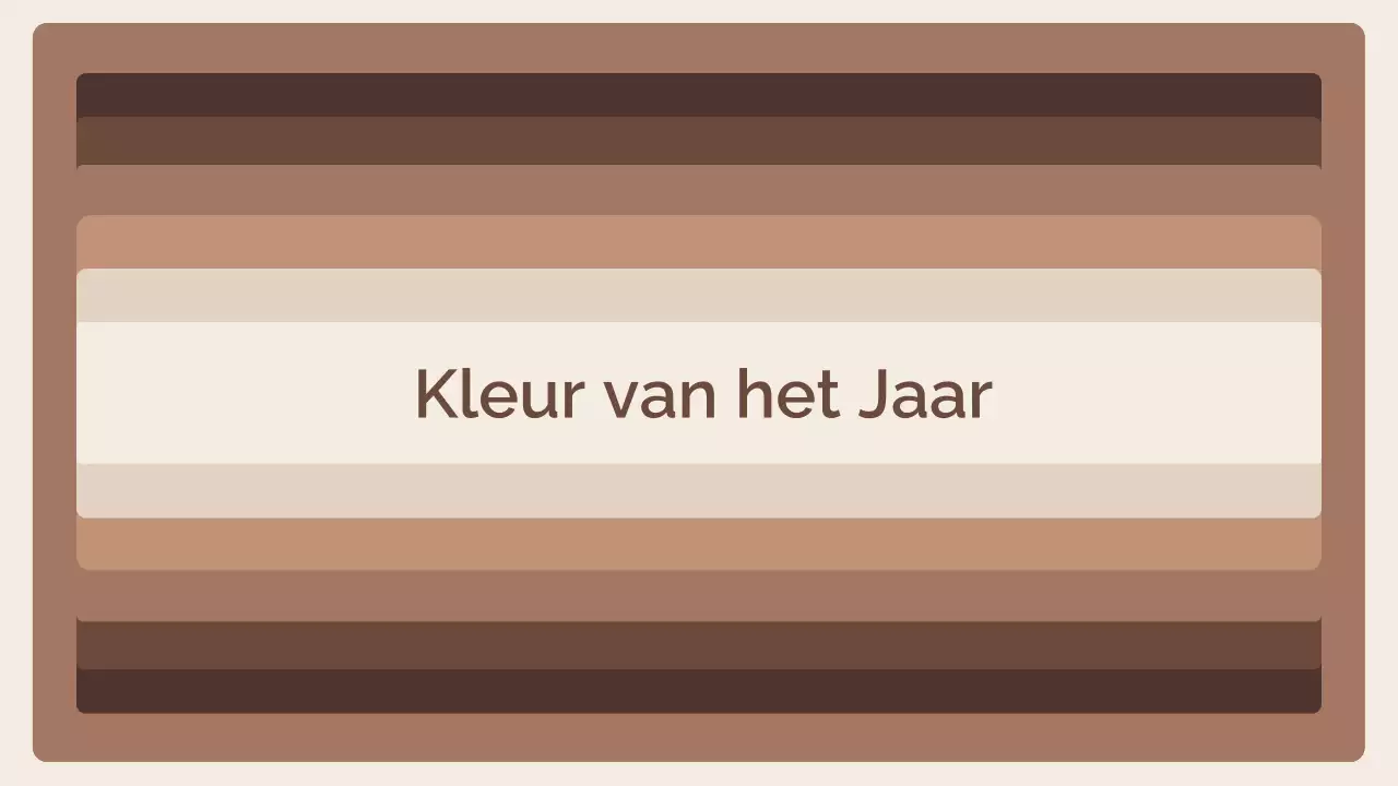 Mokka Mousse Kleur Trendrapport