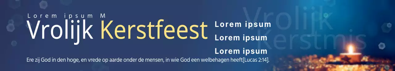 Een gezegende kerstdienst