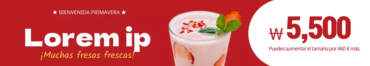 Bebidas de fresa