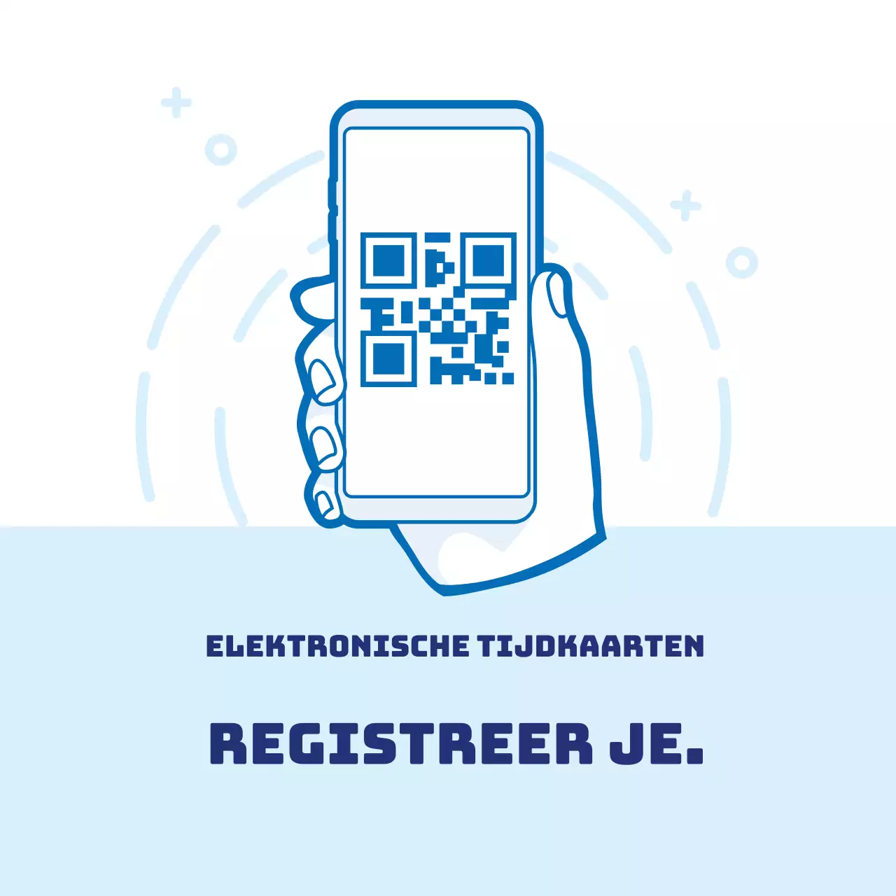 Keurig blauw geïllustreerde coronavirus sign-in labels