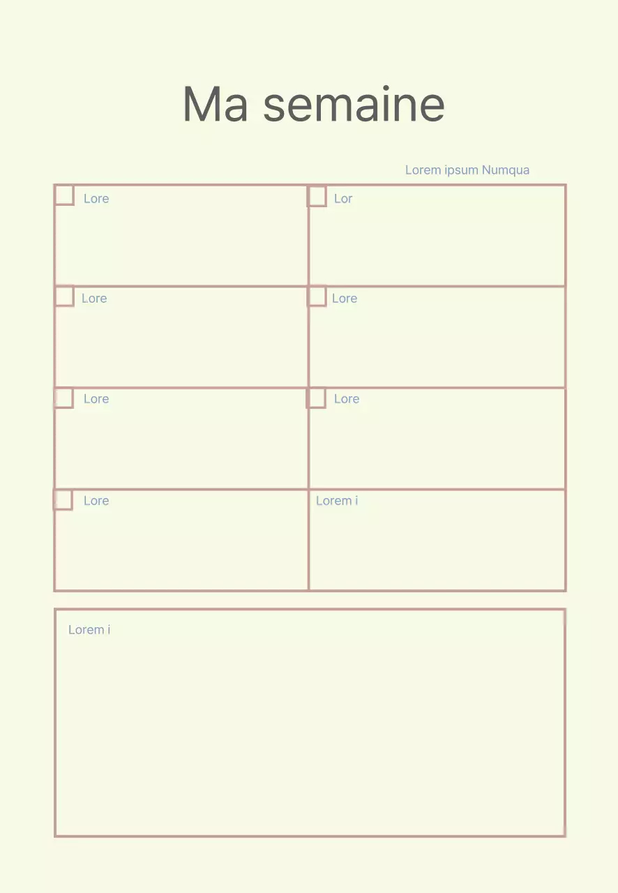 Agenda simple beige