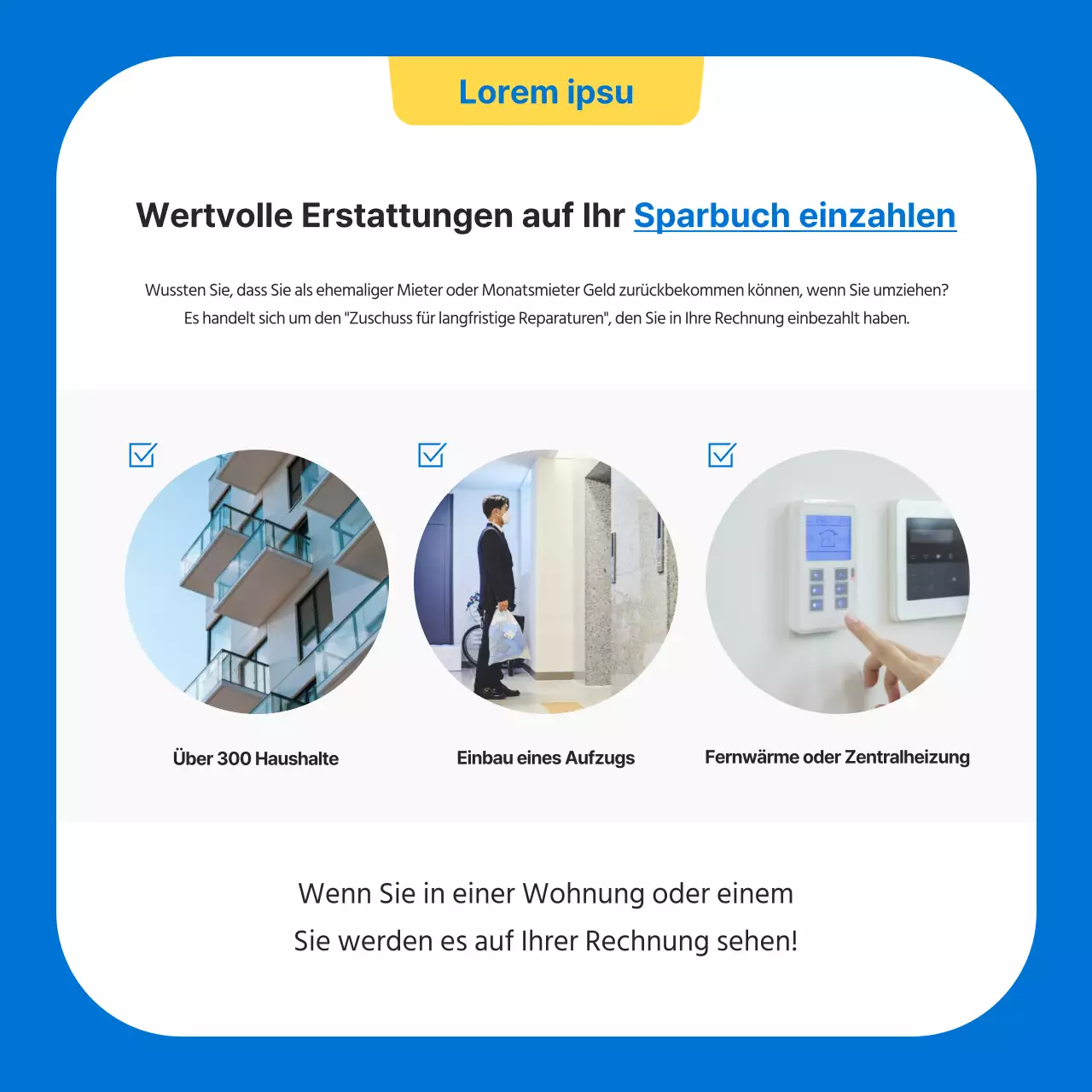 Ein Leitfaden für kitschige blaue und gelbe langfristige Reparaturzulagen