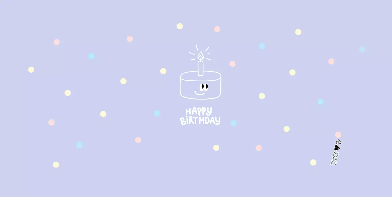 Niedliche Geburtstagsfeier Pappbecher in Pastell lila