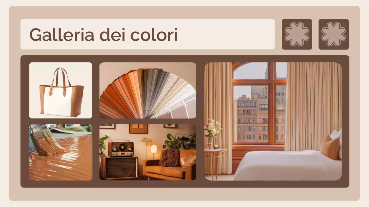 Rapporto sulle tendenze del colore mousse moka