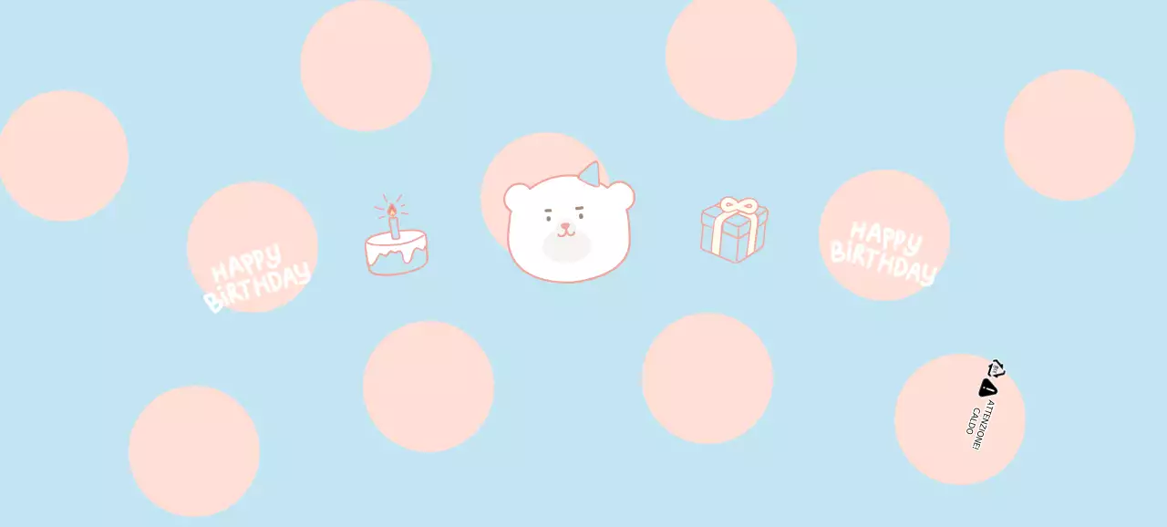 Bicchieri di carta carini per feste di compleanno in colori pastello