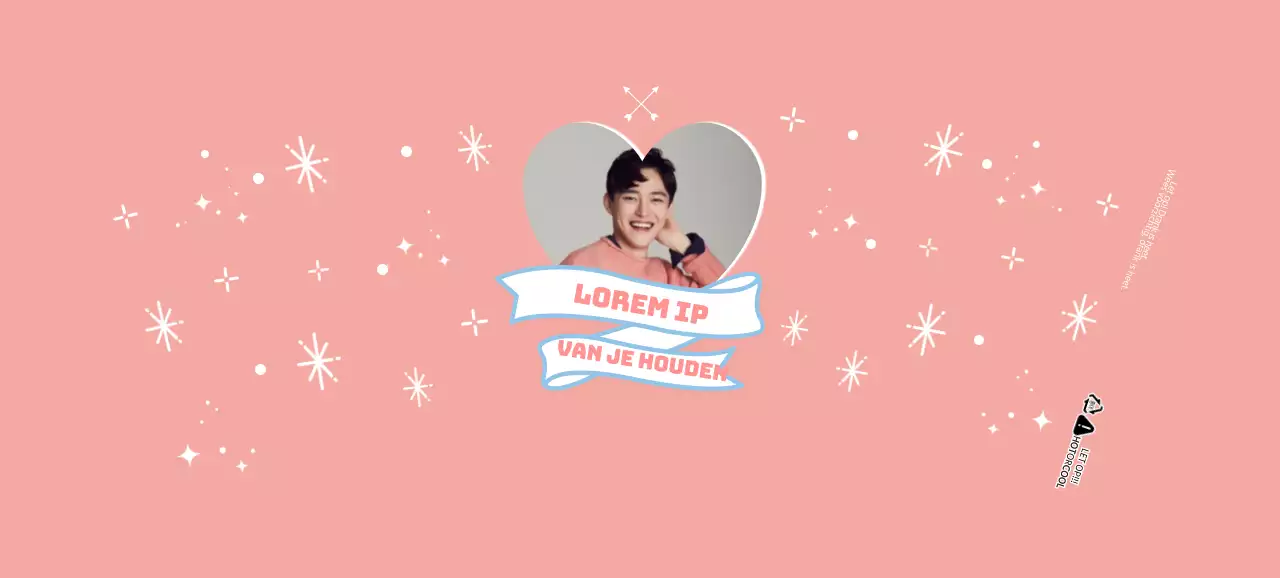 Roze schattige celebrity merchandise papieren bekers